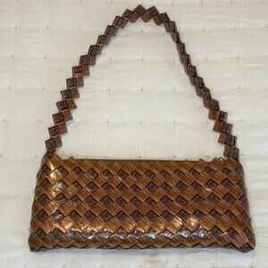 Vintage Candy Wrapper Women's Handbag Copper